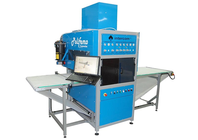 DV.300 - Automatic machine Polifemo with conveyor belt installed